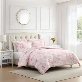 Thumbnail 3: Laura Ashley Laura Ashley Anja Toile Cotton Comforter Set 
