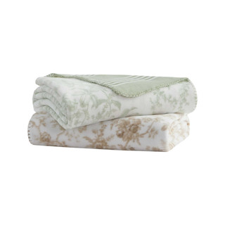 Thumbnail 2: Laura Ashley Laura Ashley Toile Delight Microfiber Throw 