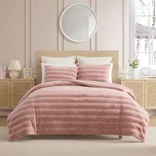 Thumbnail 1: Laura Ashley Laura Ashley Cloud Fur Microfiber Comforter Set  