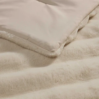 Thumbnail 26: Laura Ashley Laura Ashley Cloud Fur Microfiber Comforter Set  