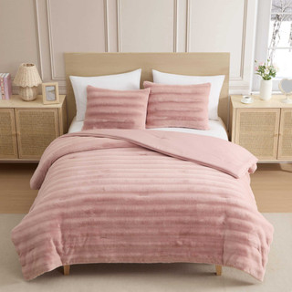 Thumbnail 18: Laura Ashley Laura Ashley Cloud Fur Microfiber Comforter Set  