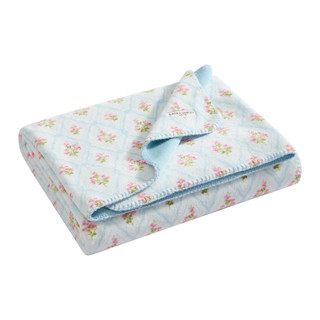 Thumbnail 1: Laura Ashley Laura Ashley Pinford Trellis Microfiber Throw 