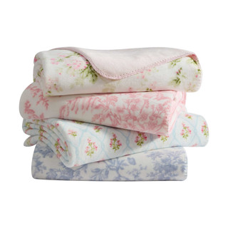 Thumbnail 6: Laura Ashley Laura Ashley Pinford Trellis Microfiber Throw 