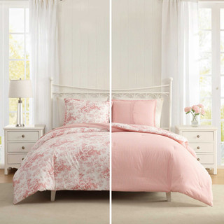 Thumbnail 28: Laura Ashley Laura Ashley Toile Delight Cotton Comforter Set 