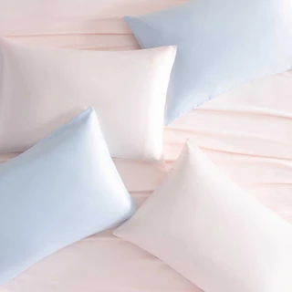 Thumbnail 11: Laura Ashley Laura Ashley 2 Pc. Satin Bliss Microfiber Pillowcase Set 