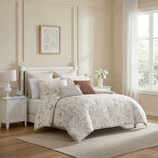 Thumbnail 25: Laura Ashley Laura Ashley Branch Toile Cotton Comforter Set 