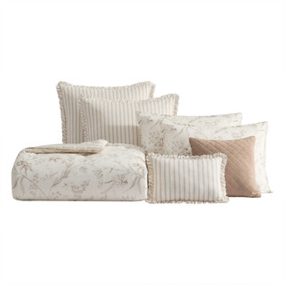 Thumbnail 28: Laura Ashley Laura Ashley Branch Toile Cotton Comforter Set 