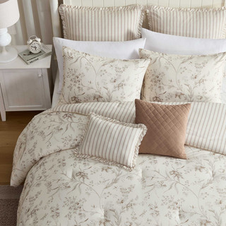 Thumbnail 32: Laura Ashley Laura Ashley Branch Toile Cotton Comforter Set 