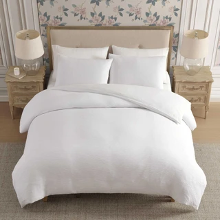 Thumbnail 11: Laura Ashley Laura Ashley Crinkle Microfiber Duvet Set 