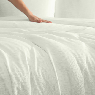 Thumbnail 8: Laura Ashley Laura Ashley Crinkle Microfiber Duvet Set 
