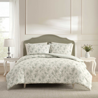 Thumbnail 3: Laura Ashley Laura Ashley Walled Garden Cotton Comforter Set 
