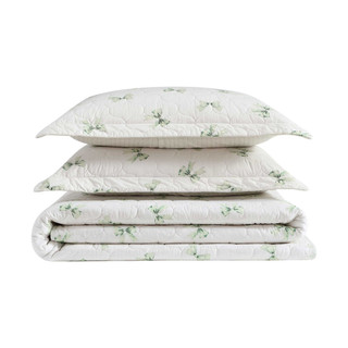 Thumbnail 22: Laura Ashley Laura Ashley Bouncy Bows Cotton Quilt Set  