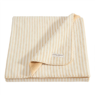 Thumbnail 2: Laura Ashley Laura Ashley Oxford Stripe Microfiber Throw 