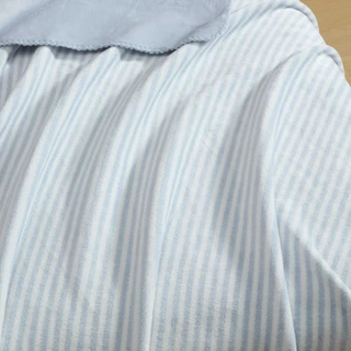 Thumbnail 2: Laura Ashley Laura Ashley Oxford Stripe Microfiber Throw 