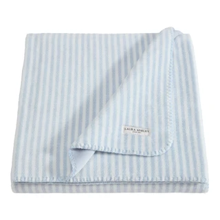 Thumbnail 3: Laura Ashley Laura Ashley Oxford Stripe Microfiber Throw 