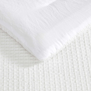 Thumbnail 12: Laura Ashley Laura Ashley Waffle Bella Microfiber Comforter Set 