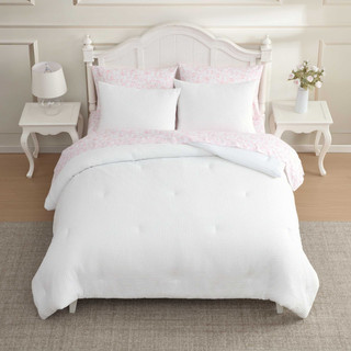 Thumbnail 22: Laura Ashley Laura Ashley Waffle Bella Microfiber Comforter Set 