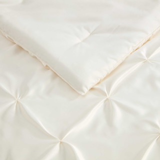 Thumbnail 7: Laura Ashley Laura Ashley Solid Satin Pintuck Microfiber Comforter Set 