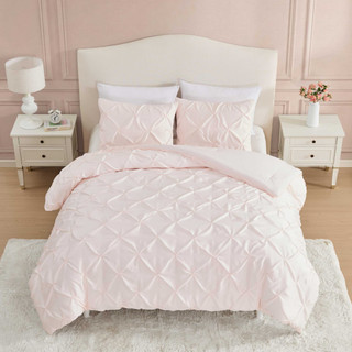 Thumbnail 9: Laura Ashley Laura Ashley Solid Satin Pintuck Microfiber Comforter Set 