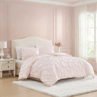 Thumbnail 20: Laura Ashley Laura Ashley Solid Satin Pintuck Microfiber Comforter Set 