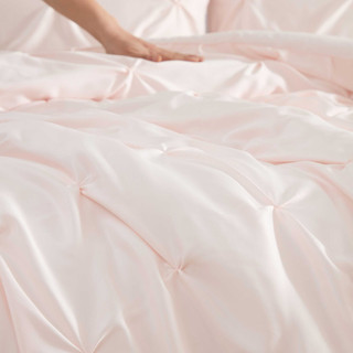 Thumbnail 22: Laura Ashley Laura Ashley Solid Satin Pintuck Microfiber Comforter Set 