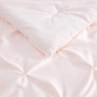 Thumbnail 28: Laura Ashley Laura Ashley Solid Satin Pintuck Microfiber Comforter Set 
