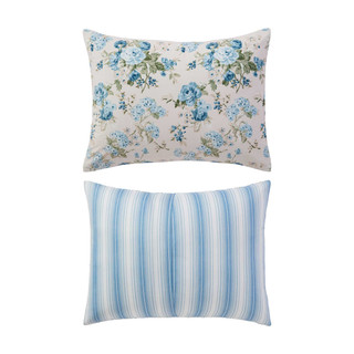Thumbnail 25: Laura Ashley Laura Ashley Rosemoore Stripe Microfiber Comforter Set 