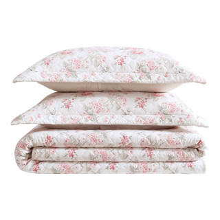 Thumbnail 21: Laura Ashley Laura Ashley Rosemoore Cotton Quilt Set 