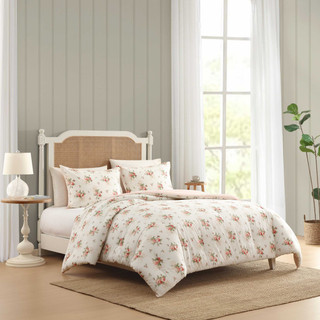 Thumbnail 23: Laura Ashley Laura Ashley Ribbon Bouquet Cotton Comforter Set 