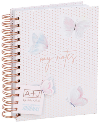 Thumbnail 1: A+J 300 Page Spiral Bound Journal 