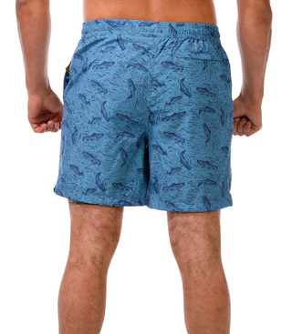 Thumbnail 2: Eddie Bauer Men's Print Swim Shorts 