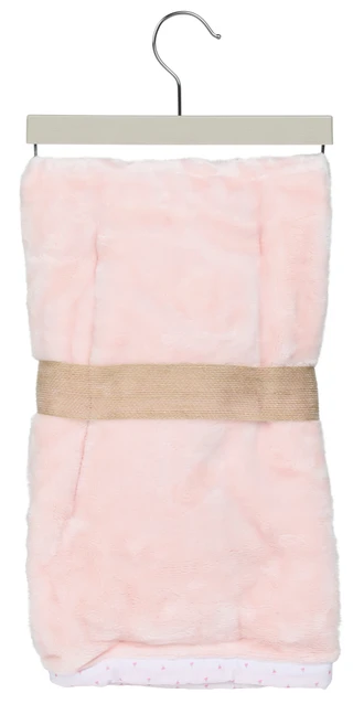 Thumbnail 2: Chickpea Baby Girls 2 Pc Blanket & Plush Toy Set 