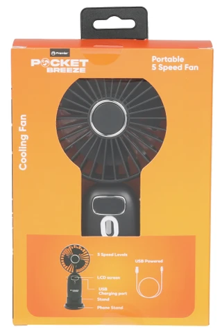 Thumbnail 2: Pocket Breeze  Portable 5 Speed Cooling Fan  
