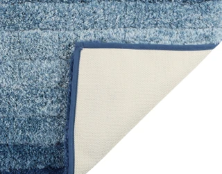 Thumbnail 2: Nautica 20x32 Ribbed Ombre Soft Bath Rug 