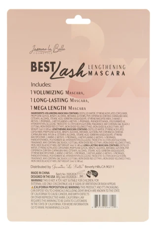 Thumbnail 2: Jasmine La Belle 3 Pk Lengthening Mascara 