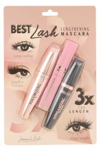 Thumbnail 1: Jasmine La Belle 3 Pk Lengthening Mascara 