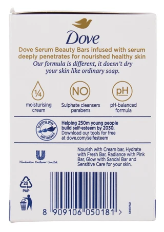 Thumbnail 2: DOVE 5 Pk Serum Beauty Bar Collection  