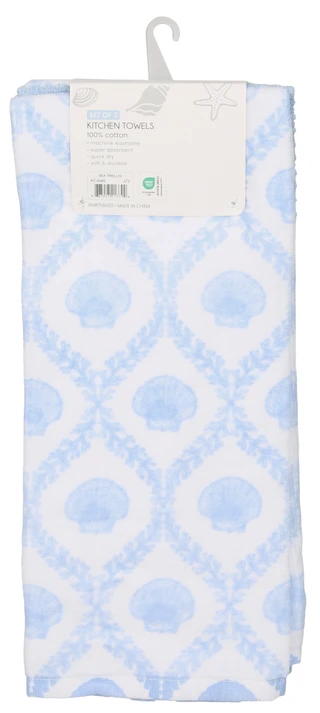 Thumbnail 2: The Coast 3 Pk Kitchen Towels 