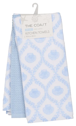 Thumbnail 1: The Coast 3 Pk Kitchen Towels 
