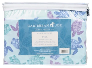 Thumbnail 2: Caribbean Joe Full Size 6 Pc Sheet Set 