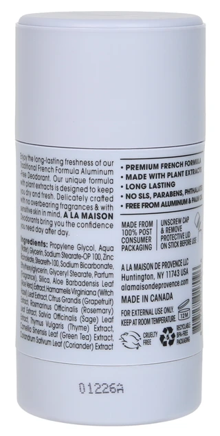 Thumbnail 2: A LA MAISON 2.4 oz Lavender Aloe Deodorant 