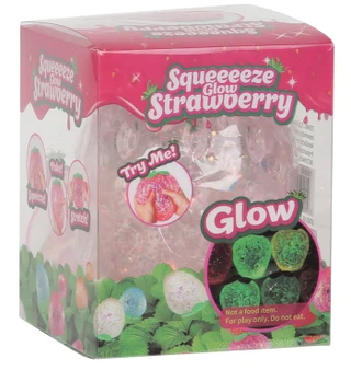 Thumbnail 2: Squeeeeze Glow Strawberry Toy 