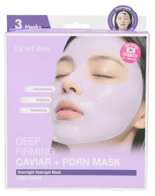Thumbnail 1: Dew Glow 3 Pk Deep Firming Caviar & PDRN Face Mask  