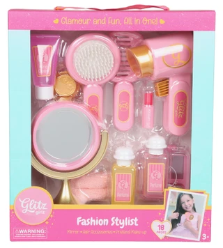 Thumbnail 1: Glitz Girlz 18 Pc Fashion Stylist Playset 