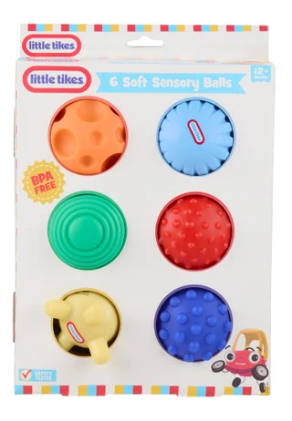 Thumbnail 1: Little Tikes 6 Pk Soft Sensory Balls 