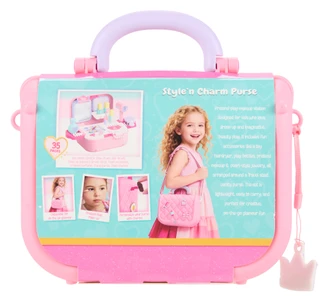 Thumbnail 2: Glitz Girlz 35 Pc Pretend-Play Makeup Station 