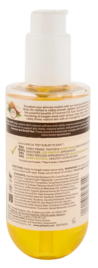 Thumbnail 2: Palmer's 6.5 oz Brazilian Coco Firming Bum, Bust & Body Oil 