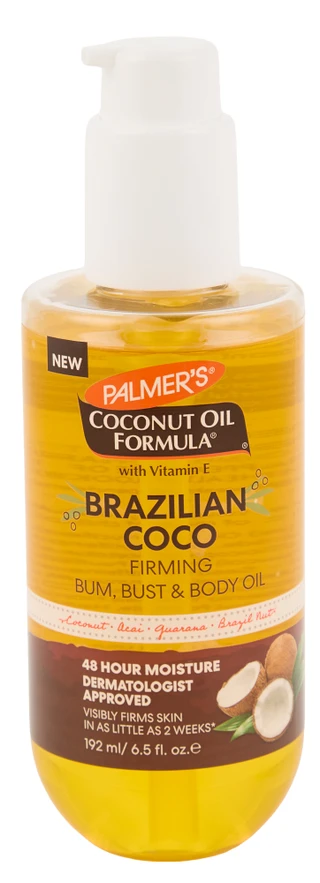 Thumbnail 1: Palmer's 6.5 oz Brazilian Coco Firming Bum, Bust & Body Oil 