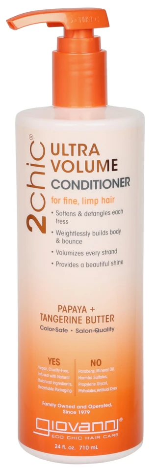 Thumbnail 1: Giovanni 24 oz Papaya + Tangerine Butter Ultra Volume Conditioner 
