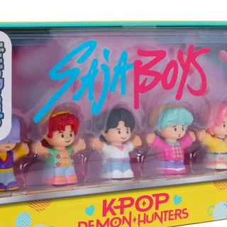 Thumbnail 2: Fisher-Price 5 Pc K Pop Demon Hunters Saja Boys Little People Collector 
